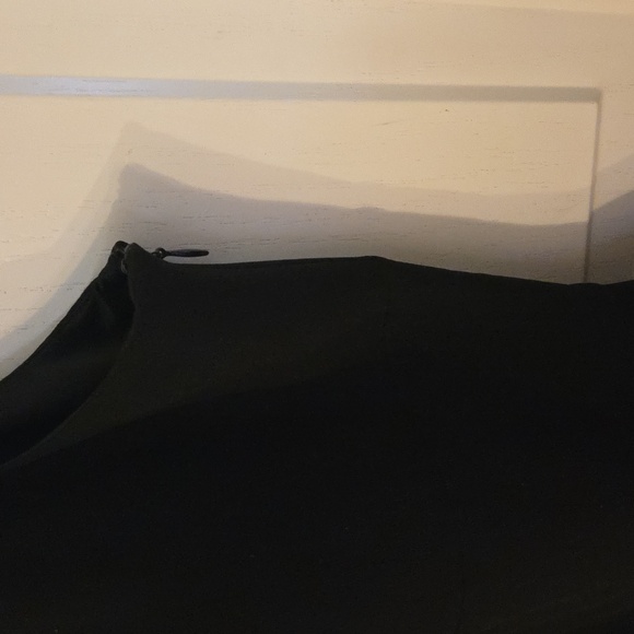 White House Black Market Black Jeweled Neckline Gown Size 14 - Picture 4 of 8